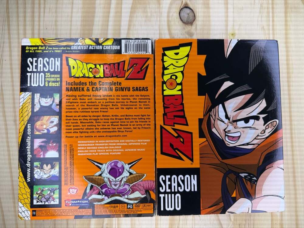 Dragon Ball Z Season 2 DVD Box Set 6 Discs Remastered Anime